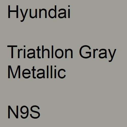 Hyundai, Triathlon Gray Metallic, N9S.